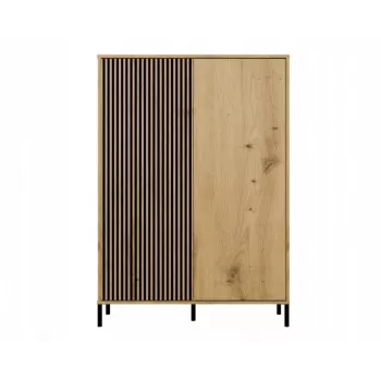 KAMARO 2DD plonas/GŁ ąžuolas ARTISAN DISPLAY CABINET