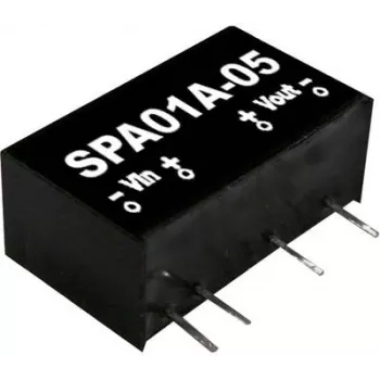 maitinimo adapteris Mean Well SPA01B-05, įvestis 18–36 V, išvestis 5 V, 1 W