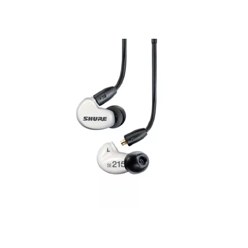 SE215DYWH+UNI-EFS - AONIC215 į ausis įdedamos ausinės su vienu garsiakalbiu ir 3,5 mm laidu (baltos)
