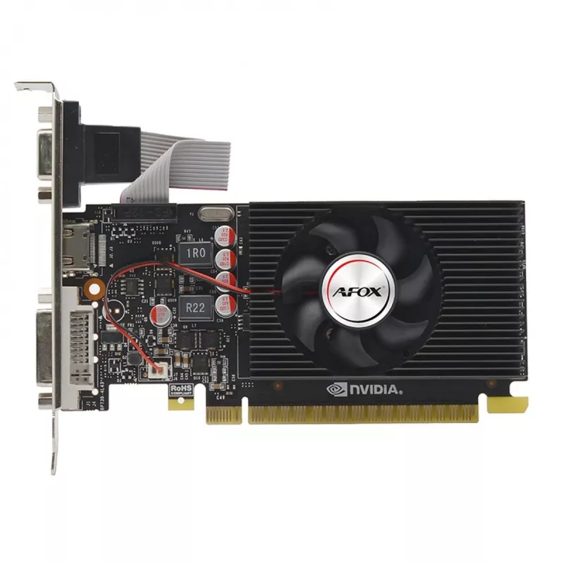 Grafikos plokštė AFOX AF240-1024D3L2 — NVIDIA GeForce GT 240, 1 GB GDDR3, 128 bitų, PCIe 2.0