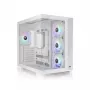 Kompiuterio korpusas THERMALTAKE Midi S380 TG ARGB Snow White — grūdintas stiklas, ARGB apšvietimas