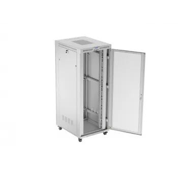 Laisvai pastatoma 19 colių spinta LANBERG FF01-8042-23SL 42U, perforuotomis durelėmis