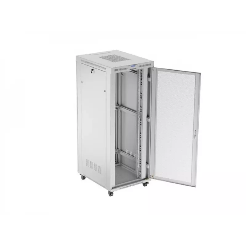 Laisvai pastatoma 19 colių spinta LANBERG FF01-8042-23SL 42U, perforuotomis durelėmis