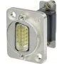 Neutrik NADB15MF kabelio adapteris D-SUB juodas - sidabrinis (NADB15MF)