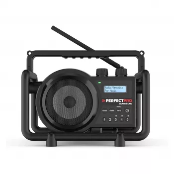 Perfectpro DABBOX radijo imtuvas statybvietėms DAB+ FM AUX Bluetooth atsparus smūgiams