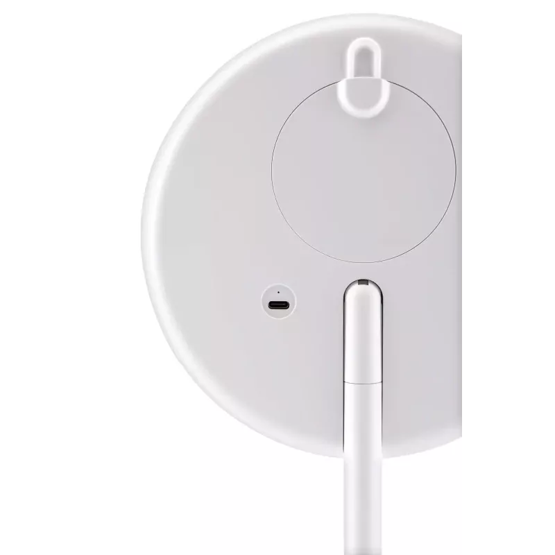 Laisvai pastatomas LED veidrodis makiažui ETA Fenité apvalus 20 cm, jutiklinis valdymas, USB, įmontuota LiPo baterija