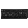 CHERRY KC 1000 klaviatūra, skirta namams, USB, šveicariška, juoda