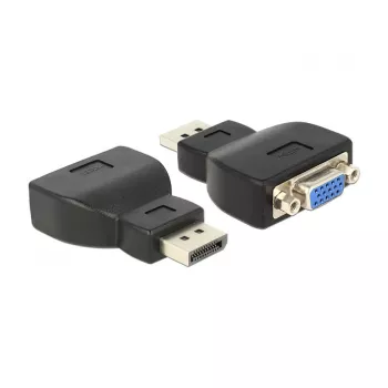 DeLOCK 65567 kabelis, DisplayPort į VGA, juodas
