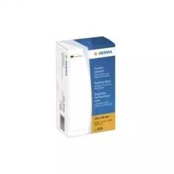 Dvigubos frankavimo etiketės HERMA 4328 130x40 mm 500 vnt.