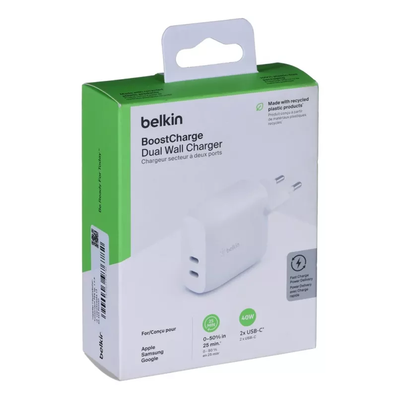 Belkin WCB006VFWH mobiliojo įrenginio įkroviklis išmaniajam telefonui, planšetei Balta AC Vidinis