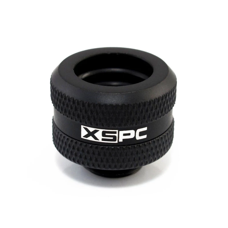 XSPC Connector G1/4 į 14 mm kietąją žarnelę, juoda matinė – 8 vnt.