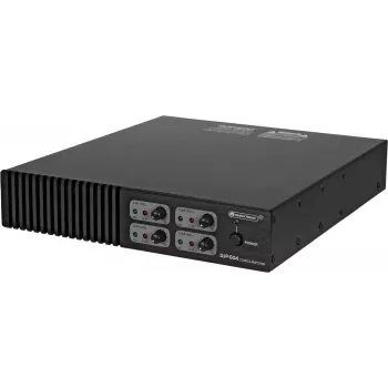 4 kanalų D klasės stiprintuvas Omnitronic DJP-604 — 600 W RMS bendra galia