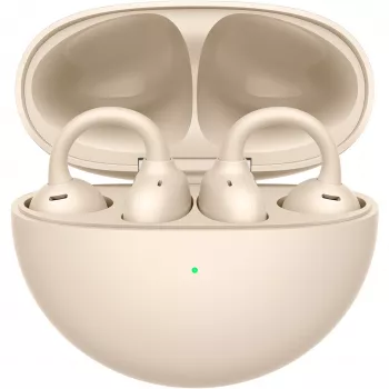„HUAWEI FreeClip“ į ausis dedamos ausinės – TWS, „Bluetooth“, intraauralinės, 5,6 g svoris, smėlinės