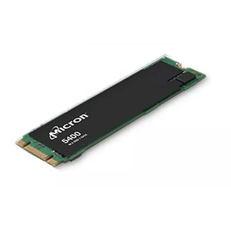SSD M.2 SATA III Micron 5400 PRO 480 GB — 3D TLC, 6 Gbit/s, 95k/37k IOPS, hardware AES-256
