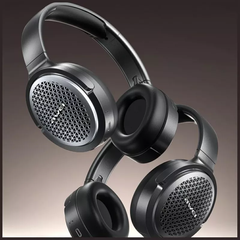 Awei Bluetooth ausinės AT78 ANC ENC 6.0 — belaidis ant ausies dedamas ausinių komplektas su ANC ir ENC, Bluetooth 6.0
