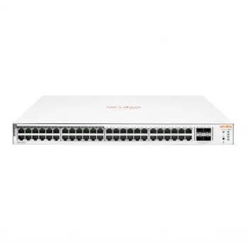 HPE Aruba Networking Aruba Instant On 1830 48G 24p Class4 PoE 4SFP 370W valdomas L2 Gigabit Ethernet (10/100/1000) maitinimo per eternetą (PoE) 1U