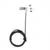 DICOTA D31713 kabelinė spyna juoda 2 m