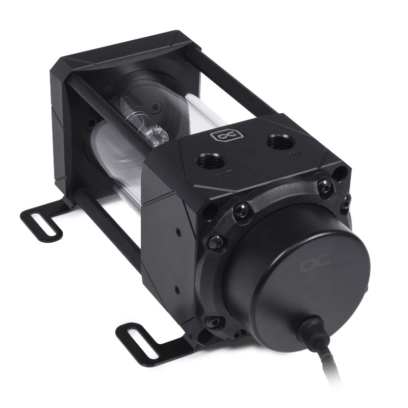 Vandens blokas Alphacool 13327 Acetal/Aluminium Juoda Transparent 5V RGB