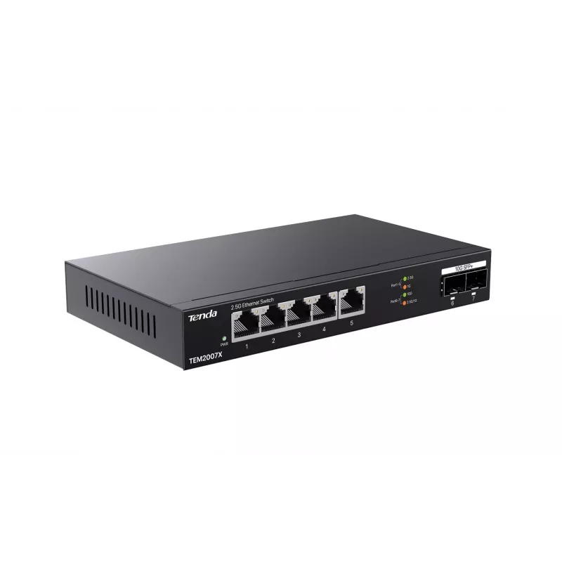 Tenda TEM2007X tinklo komutatorius 2.5G Ethernet 5 prievadai