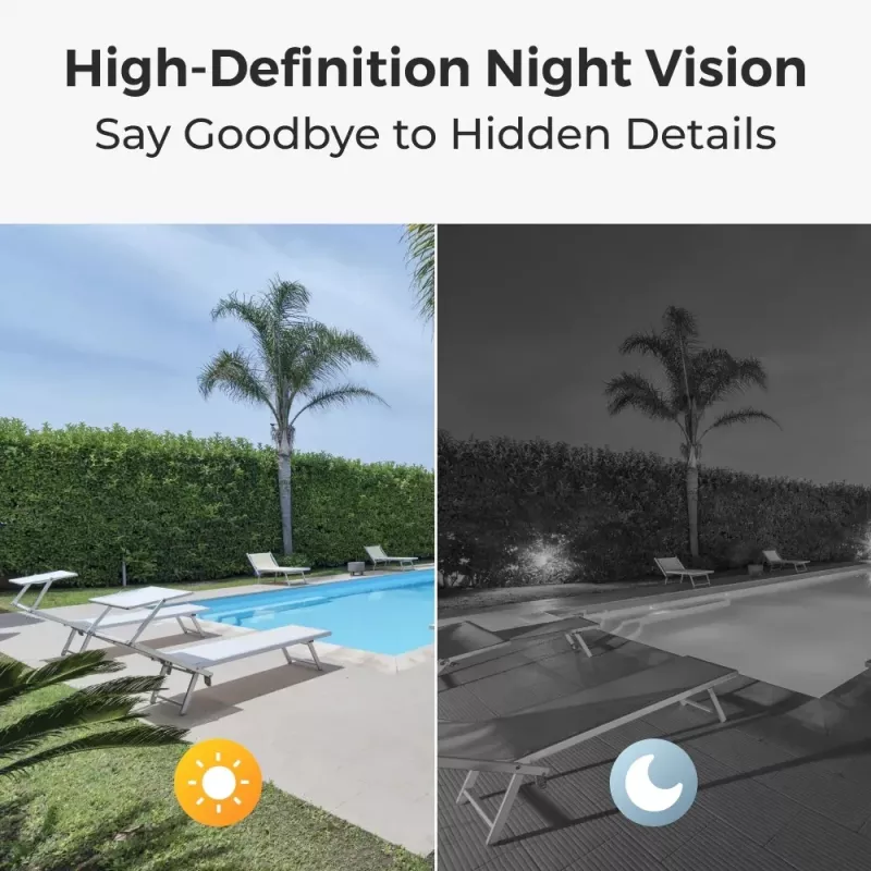 Vidinė IP apsaugos kamera Reolink E serijos E330 — 4 MP, 4 mm objektyvas, 84°×45° matymo laukas, 2,4/5 GHz Wi‑Fi, dvipusis garsas, žmonių/gyvūnų aptikimas