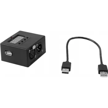 DMX sąsaja EUROLITE PFE-50 (modelis 40001815) USB maitinama DMX valdiklio sąsaja
