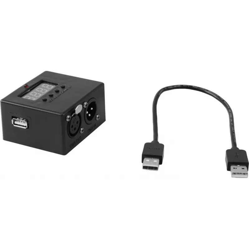 DMX sąsaja EUROLITE PFE-50 (modelis 40001815) USB maitinama DMX valdiklio sąsaja