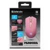 Belaidė žaidimų pelė DEFENDER P ANDORA PINK sąsaja