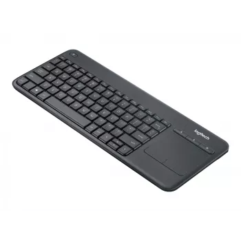 Logitech Wireless Touch Keyboard K400 Plus - klaviatūra - belaidė - 2,4 GHz - čekiška - juoda