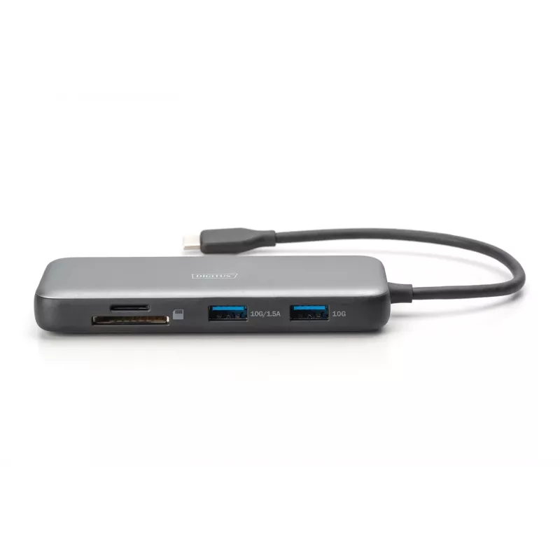 USB-C prijungimo stotelė Digitus DA-70915 8 prievadų 100W maitinimo tiekimas