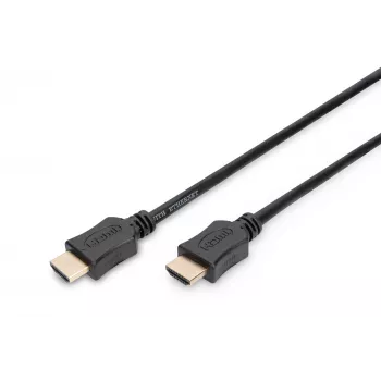 Assmann HDMI High Speed jungiamasis kabelis. tipas A M/M. 10,0 m. su Ethernet. buvęs HDMI 1.4. UL. juodas. auksuotas (AK-330107-100-S)