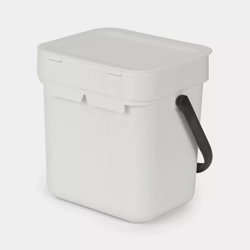 Brabantia Juoda & Go 3 l 1 krepšys Pilka (213229)