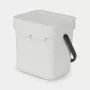 Brabantia Juoda & Go 3 l 1 krepšys Pilka (213229)