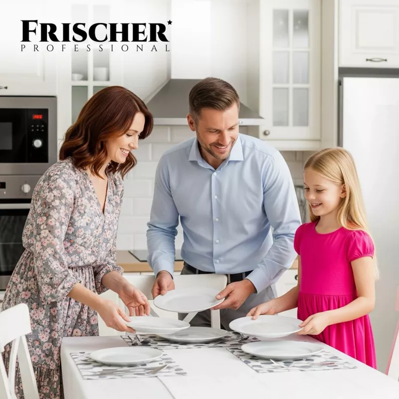 Indų plovimo skystis FRISCHER 500 ml — koncentruotas virtuvės ploviklis rankiniam indų plovimui