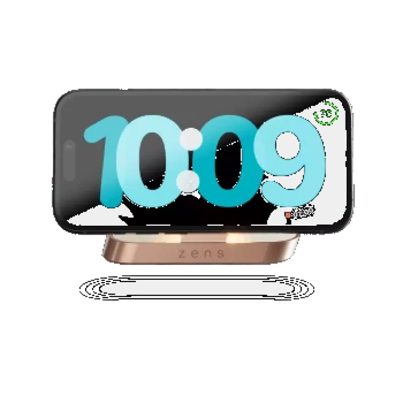 Belaidis įkroviklis Zens Aluminium Series 20W/15W, skirtas Qi palaikantiems telefonams ir ausinėms