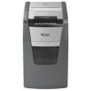 Rexel Optimum AutoFeed+ 130X popieriaus smulkintuvas Kryžminis smulkinimas 55 dB 22 cm Juoda, Sidabrinė