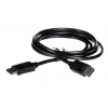DisplayPort laidas SAVIO CL-136, DisplayPort kištukas–kištukas, 2 m, DP 1.2, auksiniai kontaktai, juodas