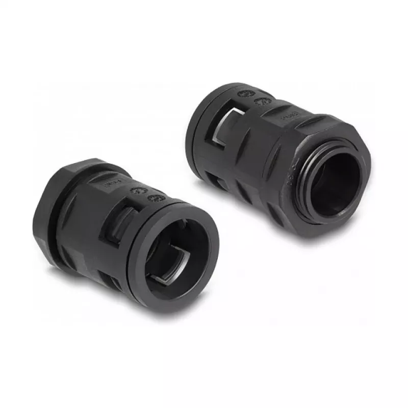 Kabelio mova DeLOCK 60465 Juodas Plastikas 21,2 mm 2 m