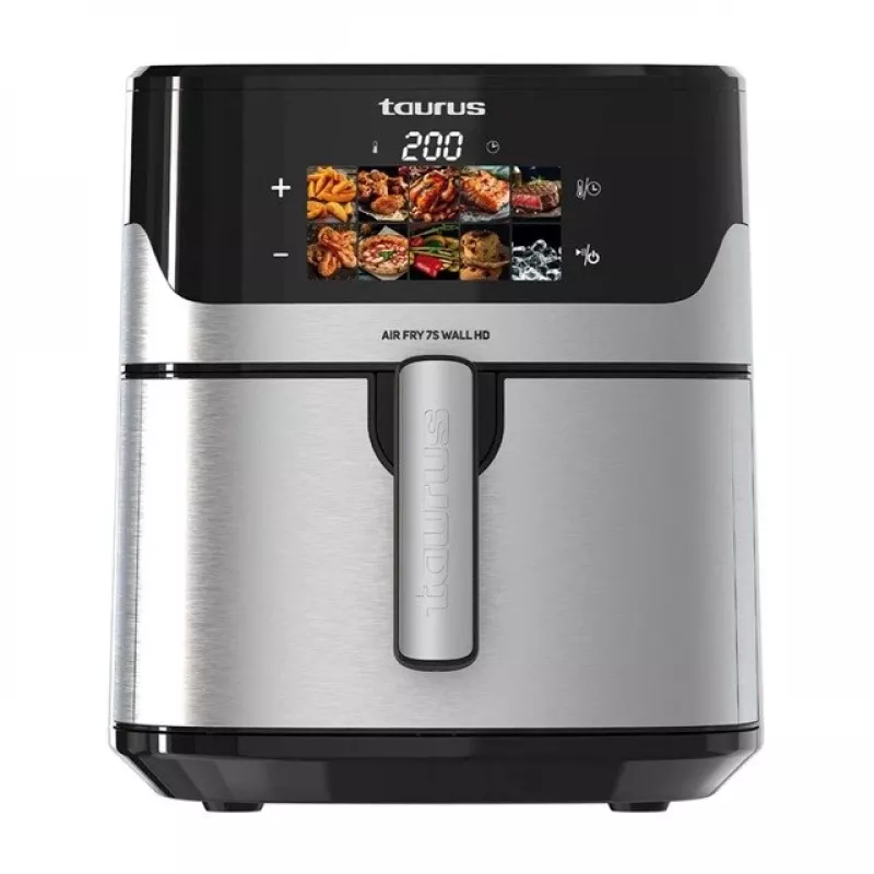 Oro gruzdintuvė Taurus Air Fry 7S 1600W 6,5L, nerūdijantis plienas, 8 programos, 80–200°C, jutiklinis valdymas