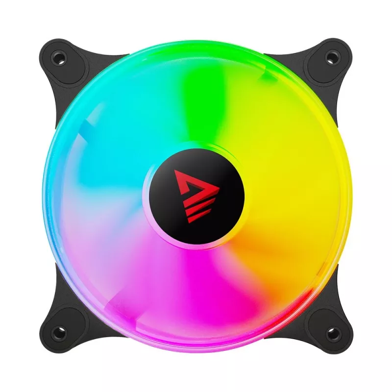 SAVIO Blast 120mm ARGB PWM korpuso ventiliatorius - juodas