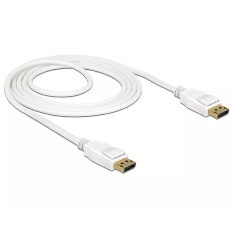 DisplayPort kabelis DeLOCK 85509 1,5 m baltas