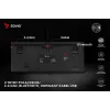 Savio Phenix SAVGK-RED klaviatūra, skirta žaidimams, USB, RF belaidė, Bluetooth, QWERTY