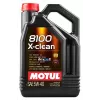 Variklio alyva Motul 8100 X‑Clean 5W40 — visiškai sintetinė variklio alyva, 4 L