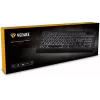 Klaviatūra su foniniu apšvietimu, tyli, USB, žemo profilio klavišais