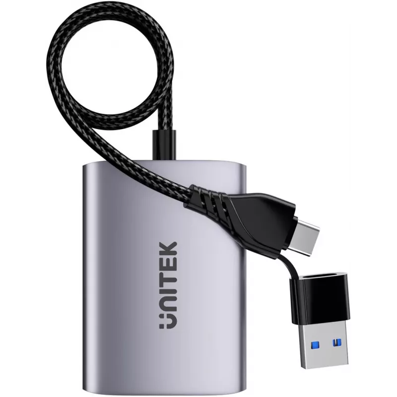 USB-C / USB-A prie 2× HDMI MST FullHD adapteris Unitek V1427A01