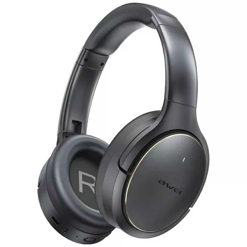 Ausinės Awei Bluetooth AT20 ANC ENC 6.0 — belaidės ant ausies su ANC ir ENC, Bluetooth 6.0