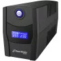 PowerWalker VI 800 STL Line-Interactive 800VA 2AC-Outputs Tower Juoda nepertraukiamo maitinimo šaltinis (UPS) (10121073)