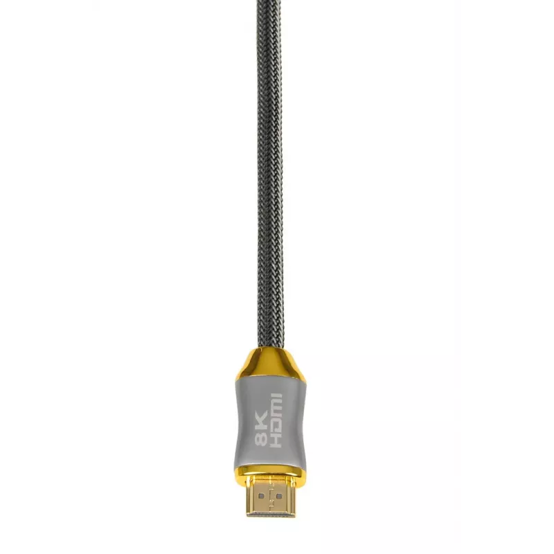 HDMI laidas IBOX HD08 2 m, HDMI A tipo kištukas–kištukas, HDMI 2.1, sidabrinis