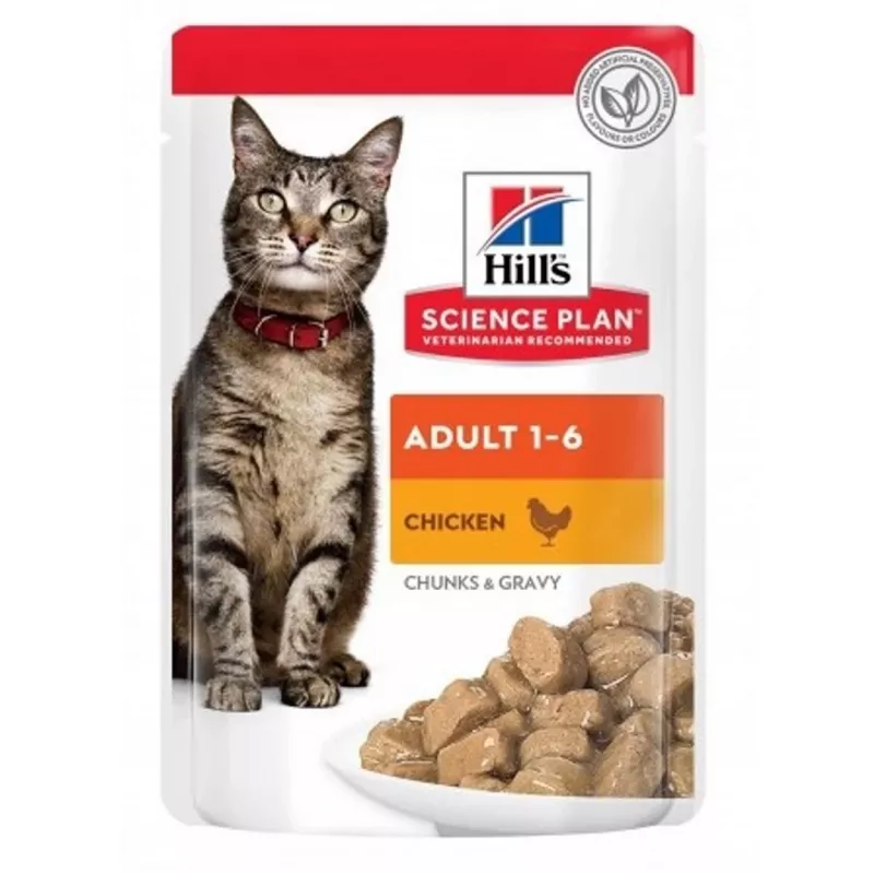 HILL'S Science Plan Adult su vištiena - šlapias kačių maistas - 85 g