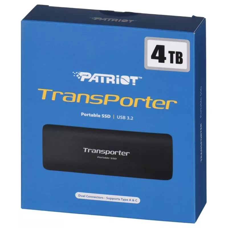 Patriot Memory Transporter 4 TB juoda