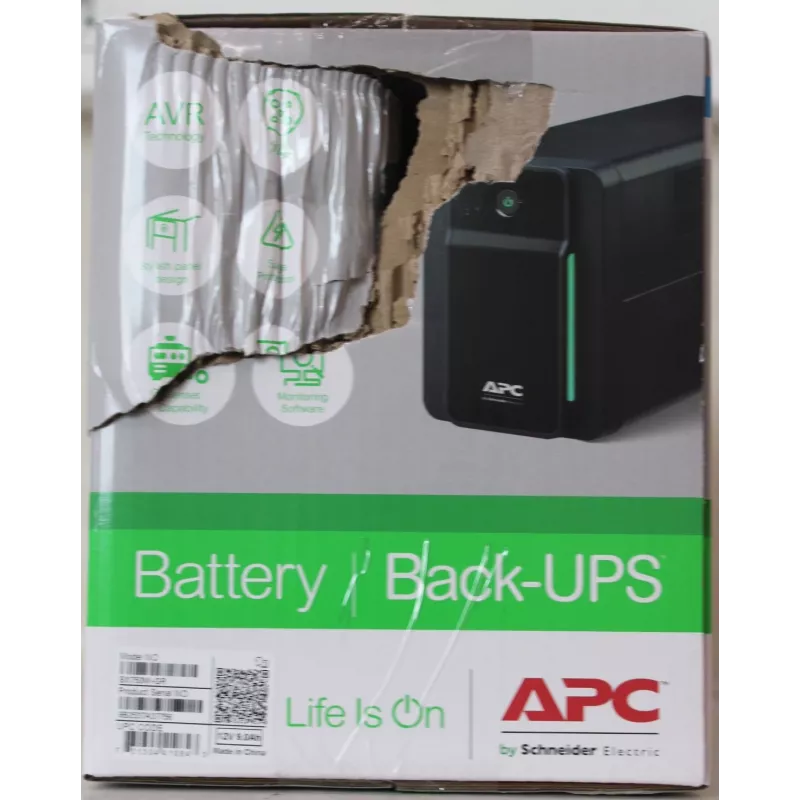 Nepertraukiamo maitinimo šaltinis Schneider Electric APC Back-UPS BX750MI-GR — 750 VA, 410 W, linijinė sąveika, įmontuota baterija